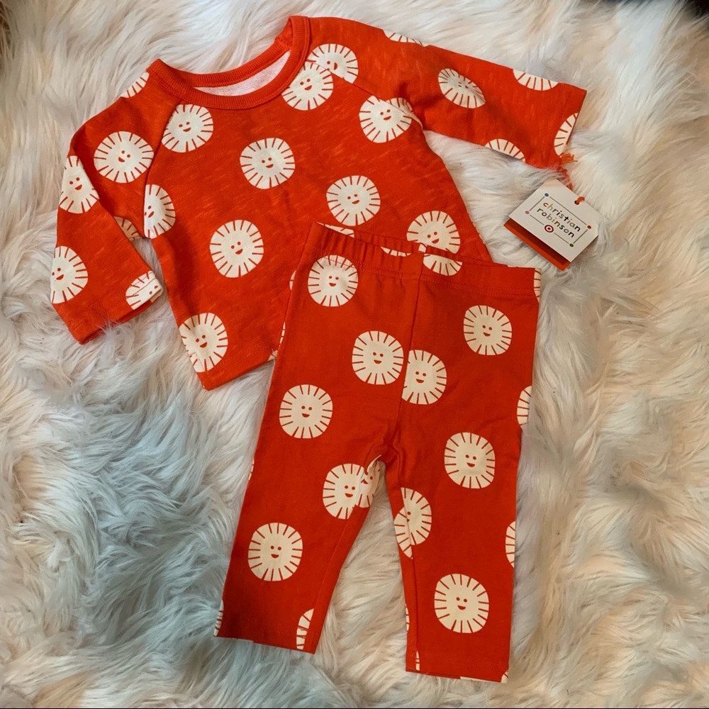 NWT Christian Robinson Sunny 2-Piece Set